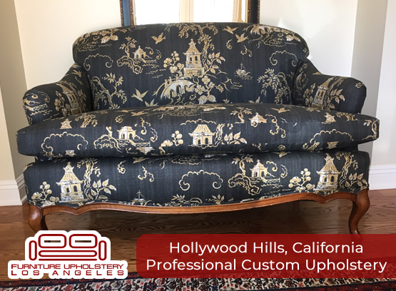 professional upholstery in hollywood hills california